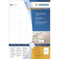 Speciale HERMA - Etichette in carta perforata - bianca - 30 x 37 mm 5600 pezzi. (100 fogli x 56) (8044)