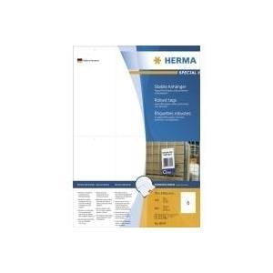 HERMA Special - Etichette non adesive perforate - bianco - 70 x 1485 mm 600 etichetta(e) (100 fogli x 6) (8047)