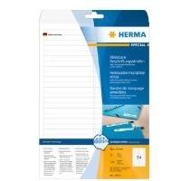HERMA 10015 etichetta autoadesiva Rettangolo con angoli arrotondati Rimovibile Bianco 1350 pz (10015)