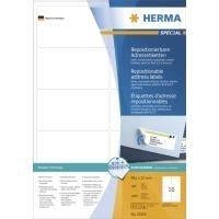 Etichette per indirizzi HERMA 10316 991 x 570 mm bianche