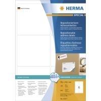 Etichette per indirizzi HERMA 10317 991 x 931 mm bianche