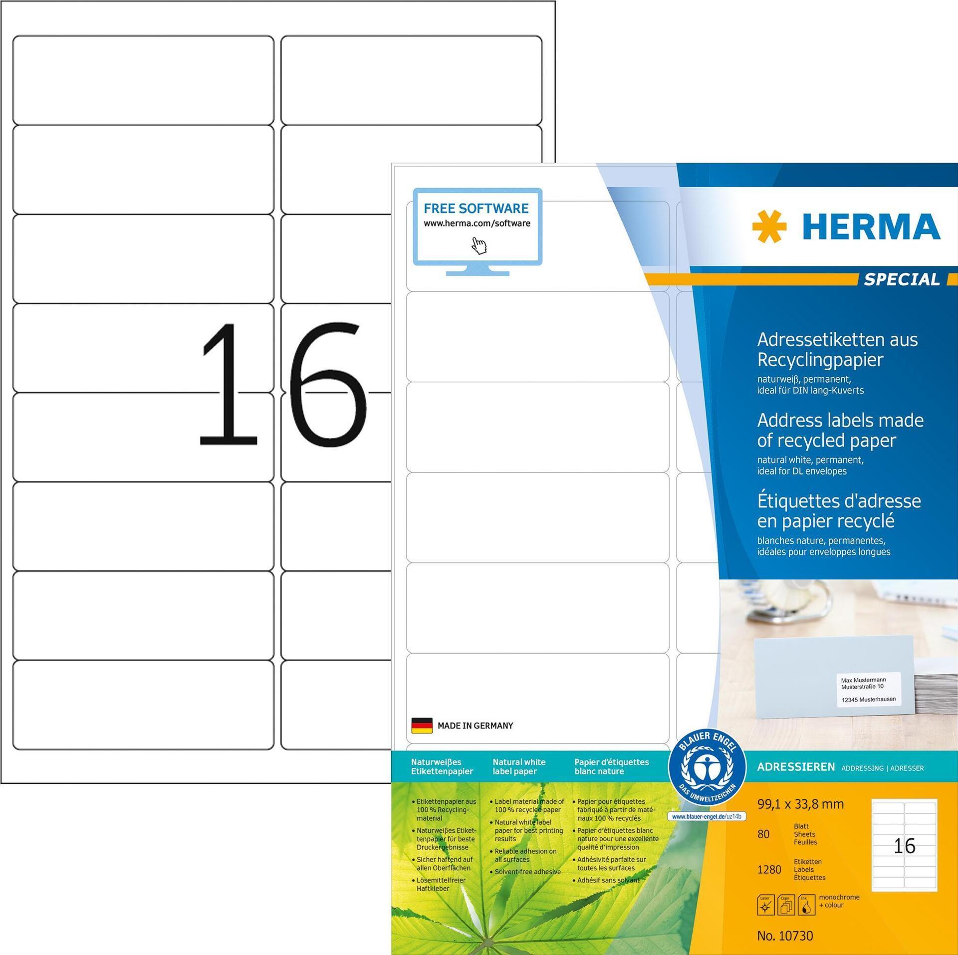 Etichette Herma RC 991x338 cm