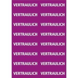 Etichette con testo HERMA Confidenziale 125 x 40 mm 320 pezzi (15037)