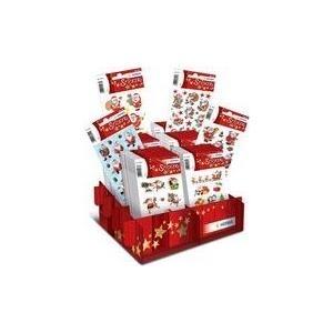 Herma Christmas Sticker Decor "Nikolaus & Co.", display di cartone con stampa natalizia, 6 motivi-1 (15236)