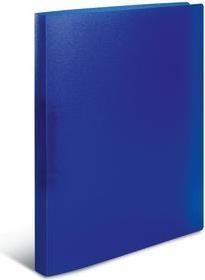 Herma Ringbuch, Din A4, meccanica a 2 anelli, traslucido blu scuro, larghezza posteriore: 25 mm, adatto per il pezzo A4-1 (1916