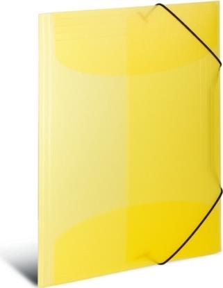 HERMA 19514 cartella Polipropilene [PP] Giallo A3 (Herma 3-klap ekastikmappe PP A3 transp)