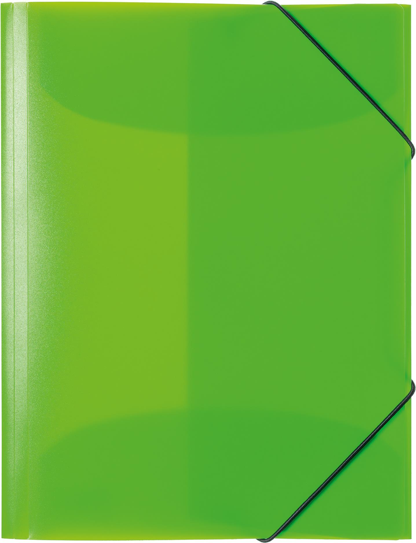Cartella A4 verde neon
