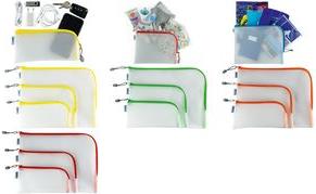 Borsa con cerniera HERMA 25 cm x 19 cm trasparente