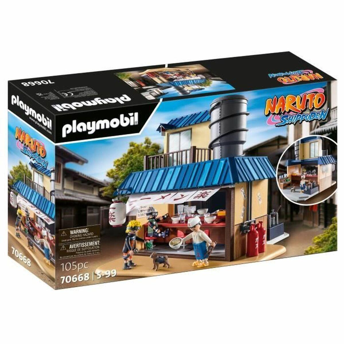 Playset Playmobil Naruto Shippuden: Ichiraku Ramen Shop 70668 105 Pezzi
