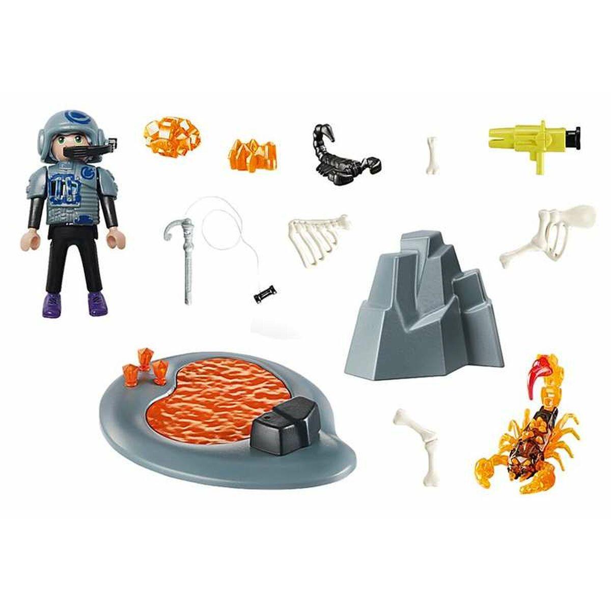 Playmobil Dino Rise - Starter Pack Battaglia contro lo scorpione di fuoco (70909)