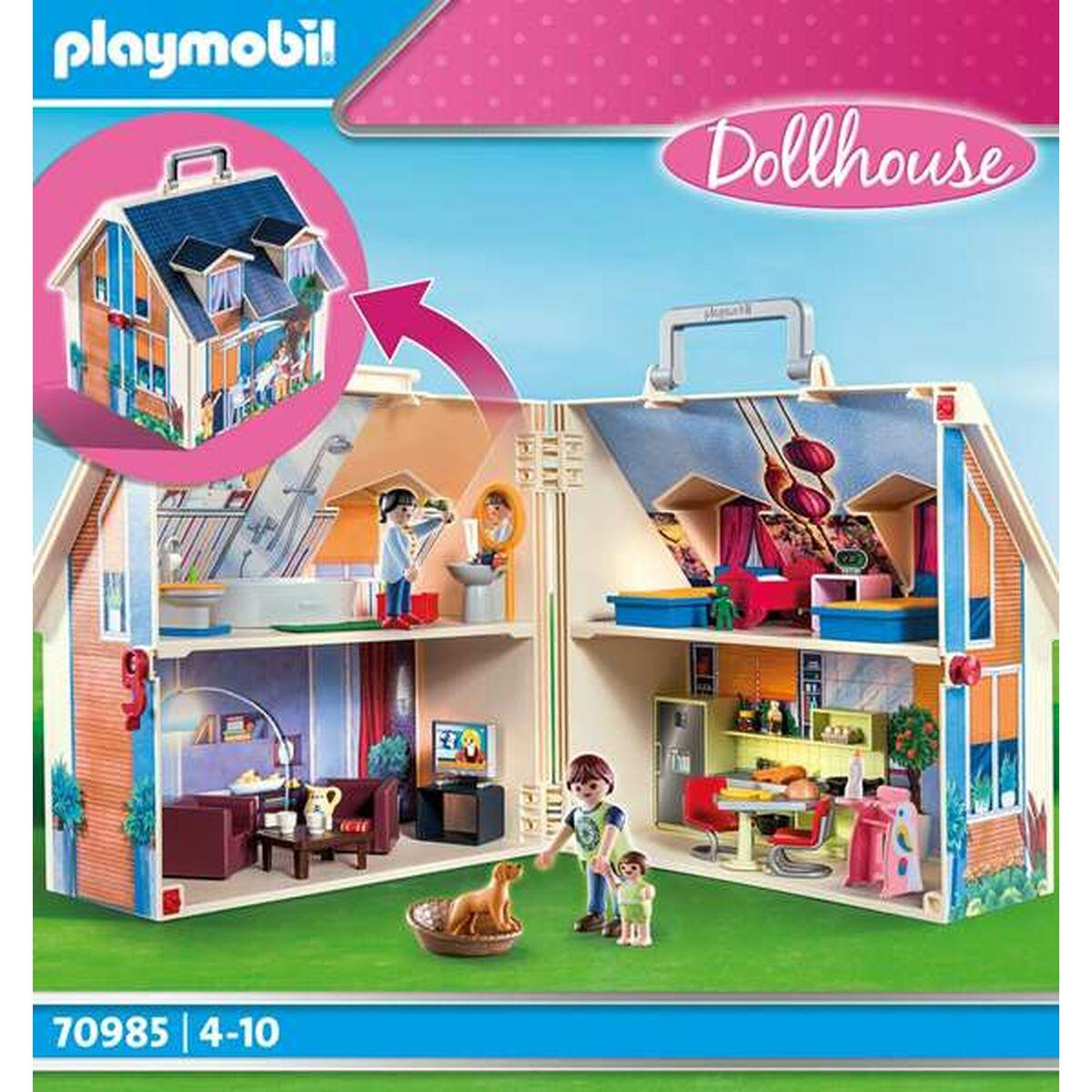 Playmobil Casa delle bambole - Casa delle bambole da portare con sÃƒÂ© (70985)