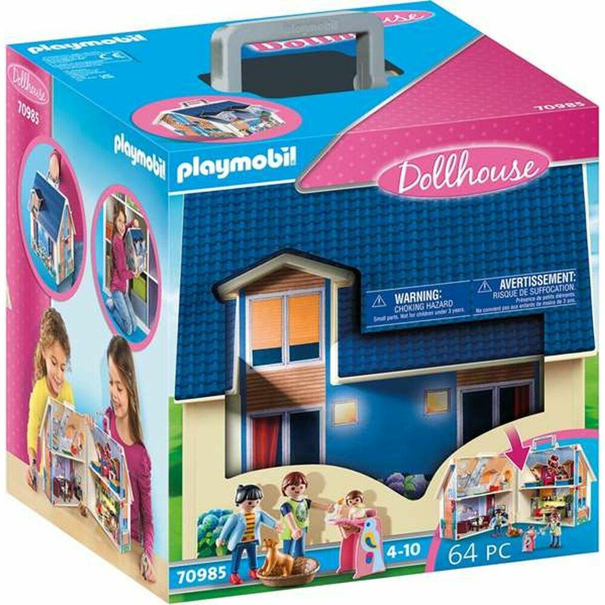 Playmobil Casa delle bambole - Casa delle bambole da portare con sÃƒÂ© (70985)