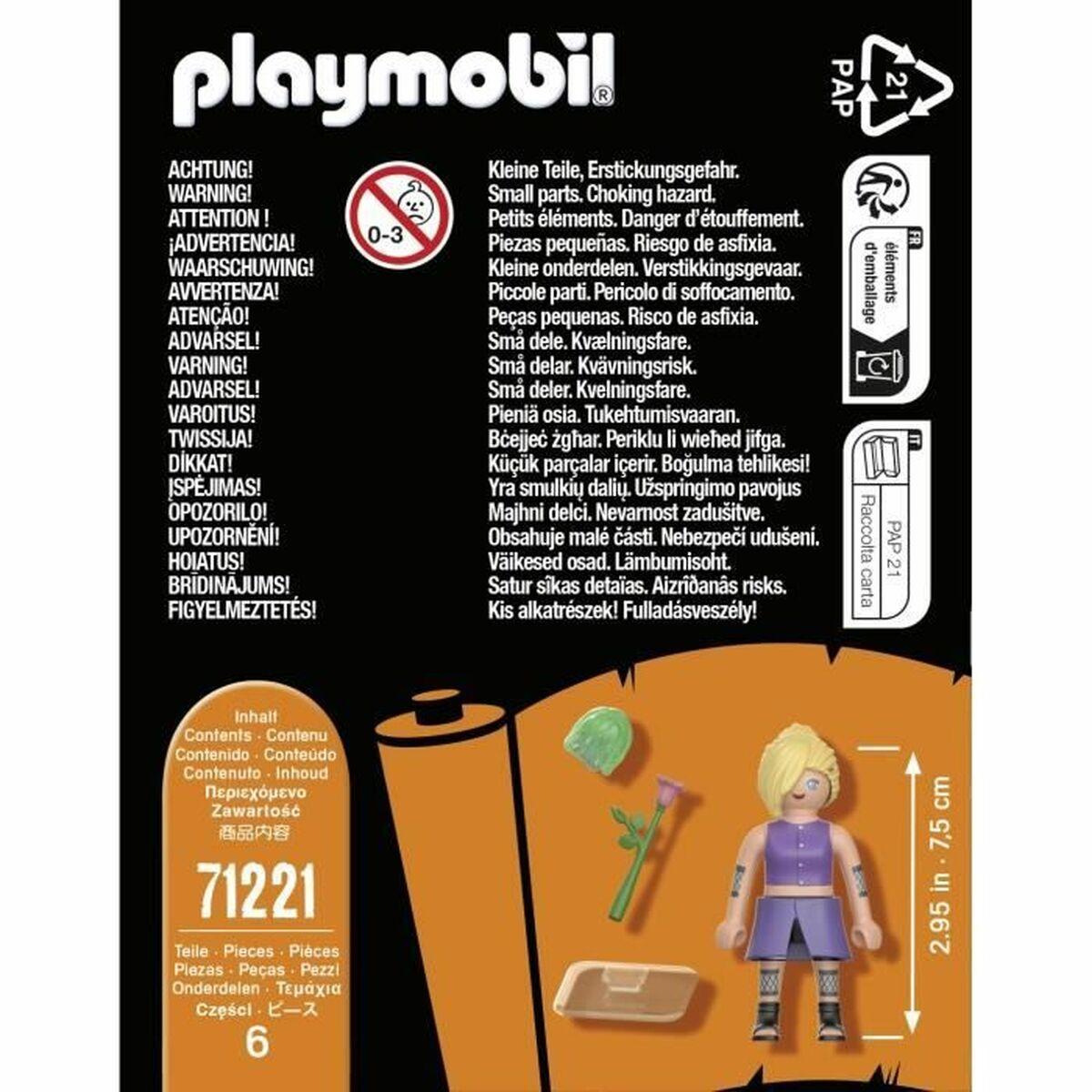 Set di giocattoli Playmobil 71221 Naruto Shippuden Plastica 6 Pezzi