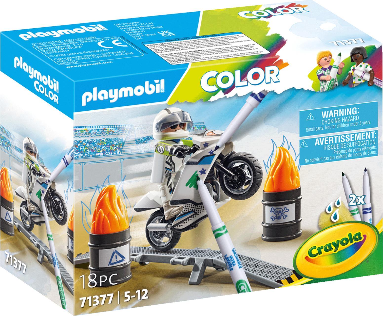 Playmobil Color: motocicletta. Tipo: auto e razza, età consigliata in anni (almeno): 5 anni (e), età consigliata in anni (max