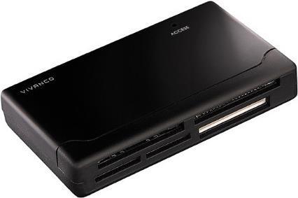 Vivanco 34296 - CF - MMC - MS Duo - MS Pro - MicroSD (Transflash) - Minisd - RS -MMC - SD - SDHC - SDXC - XD - Black - 480 Mbit