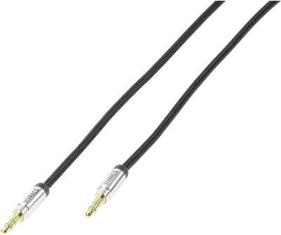 Vivanco Klinke Audio Connection Cavo [spina jack 1x 3,5 mm - spina jack 1x 3,5 mm] 0,5 m di nero (38768)
