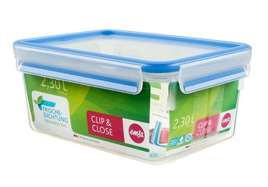 EMSA 508544 recipiente per cibo Rettangolare Scatola 23 L Trasparente 6 pz