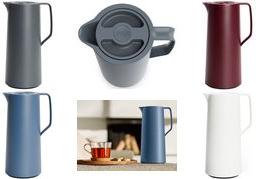 EMSA Isolating Can Motifia 10 litri blu nord nel design nordico tappo a vite ergonomico - 1 ripido (3110600636)