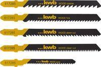 kwb 617285 set di lame per seghetto alternativo per legno 5 pezzi (617285)