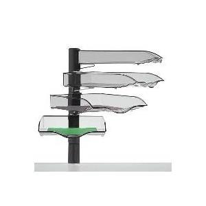 NOVUS CopySwinger IV antracite set da 4 con vassoi portaoggetti B4 incl.
