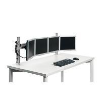 SET braccio porta monitor NOVUS Control Center 2x colonna - 4x braccio porta monitor - SlatWall