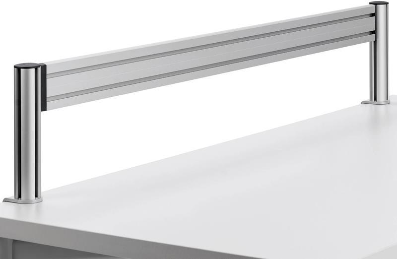 Parete organizzativa NOVUS Toolbar 140 2 colonne TSS corte + parete a doghe da 140 cm