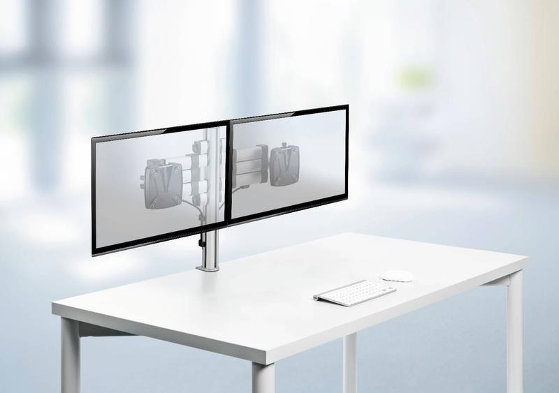 Porta monitor NOVUS TSS telescopico. Fissaggio 75/100 con QuickRelease