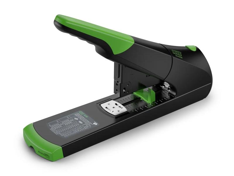 Novus B 50 ReNew Spesse Graper - Prodotto con plastica riciclata - fino a 140 fogli - Farmatura chiusa con sistema bypass