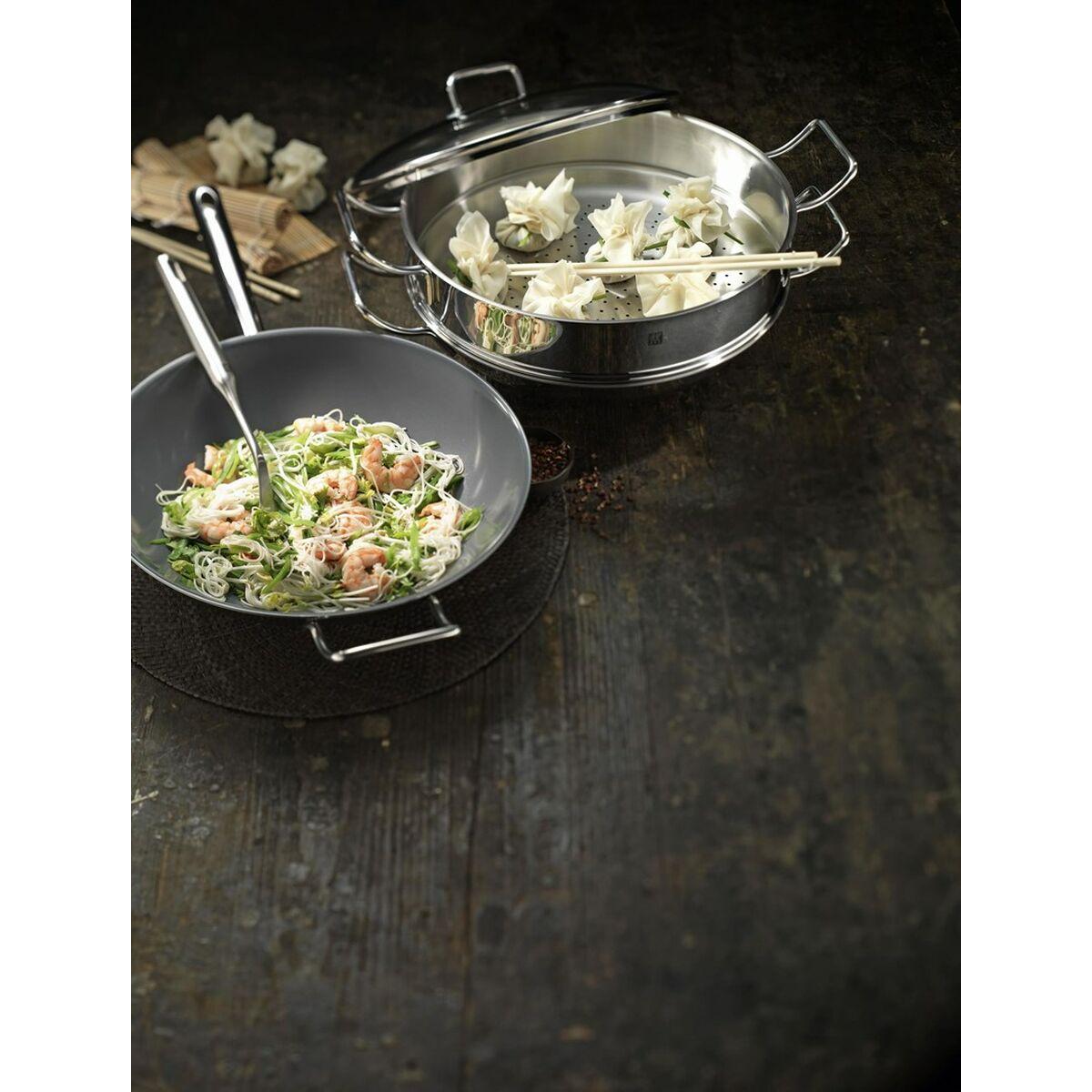 Zwilling 40992-032-0 WOK 32 cm, acciaio inossidabile, argento