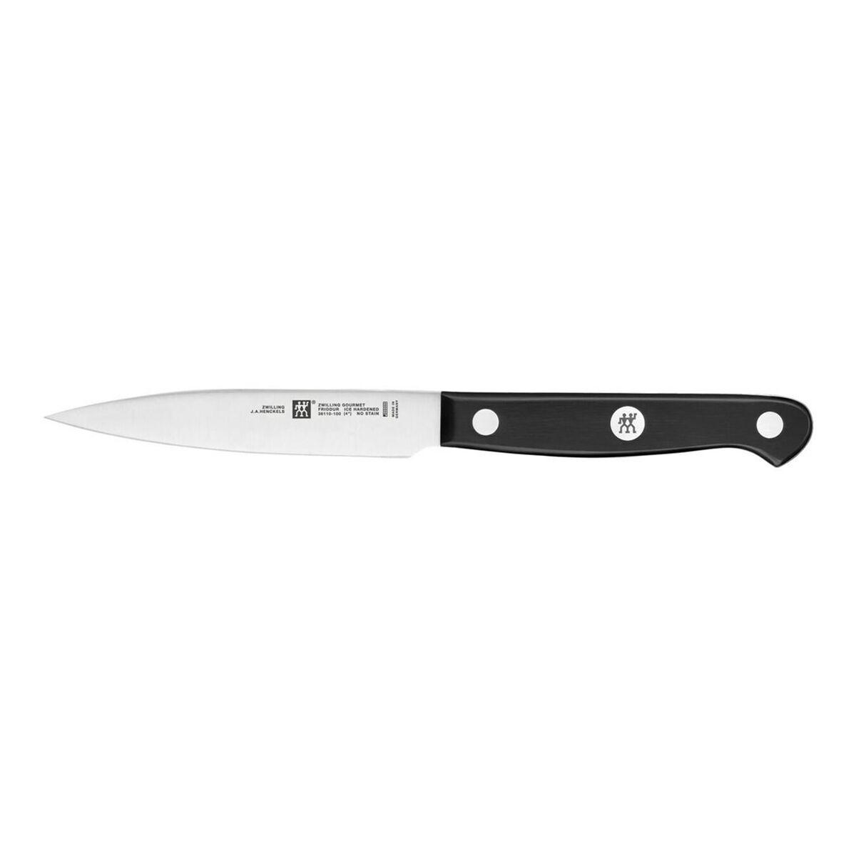 Zwilling 36130-003 Set Coltelli Gourmet, Acciaio Inossidabile, Argento/Nero, 3 Pezzi