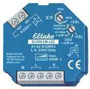 Eltako Uni.-Dimm Switch 500W EUD61MUC Multifunzione può installare 8-230V EUD61MUC (61100903)