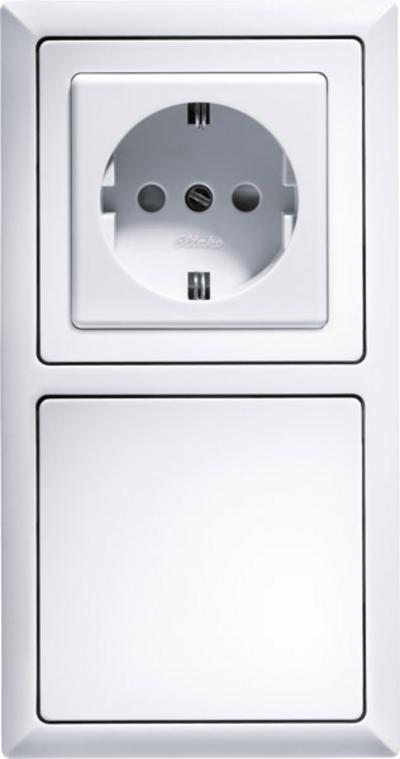 Eltako R2-WS 5 Frame a 2 vie bianco (30000310)