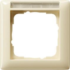 Frame GIRA M.Schriftfeld 109101 Standard 55 Cremeeweiss Glance 109101 (109101)