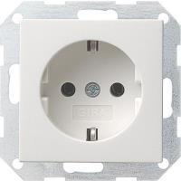 Ã¢â‚¬Â¢ Schutzkontakt Steckdose 16 A 250 V~ System 55 ReinweiÃƒÅ¸ seidenmatt