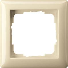 Frame GIRA 1x 021101 Standard 55 Cremeeweiss 021101 (021101)