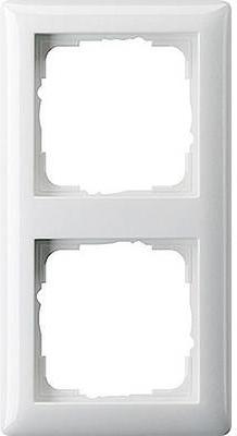 Frame GIRA due volte 021203 Standard 55 Reinweiss Glnzend 021203 (021203)