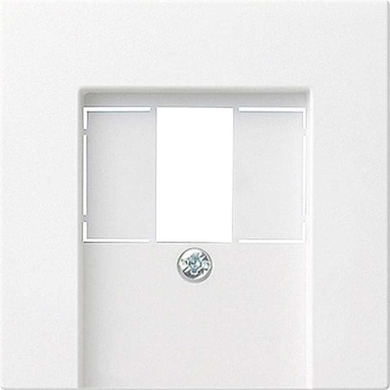 Ã¢â‚¬Â¢ Abdeckung fÃƒÂ¼r TAE, USB System 55 ReinweiÃƒÅ¸ seidenmatt Passend fÃƒÂ¼r alle handelsÃƒÂ¼blich