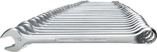 Set di chiavi combinate da 26 pezzi, lato anello 10 sfasato