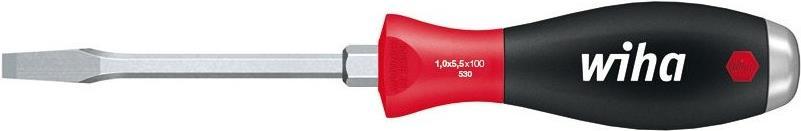 Cacciavite da officina Wiha a taglio SoftFinish larghezza lama 12 mm lunghezza lama 200 mm DIN ISO 2380 (03231)