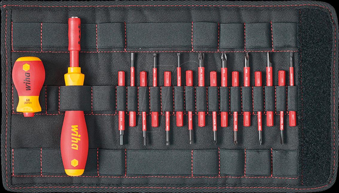 Set di cacciaviti e punte Wiha slimVarioÃ‚Â® misto 19 pezzi.