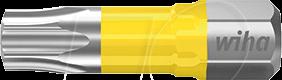 Wiha 41593 - Drill - 2,5 cm - Acciaio al vanadio cromatico (CR -V) - Office esagonale - acciaio inossidabile - giallo - 5 pezzi