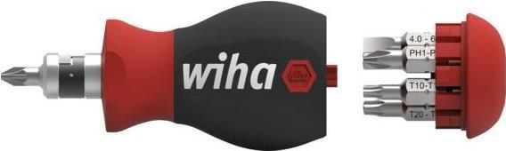 Cacciavite Wiha con caricatore inserti Stubby misto con 7 inserti doppi