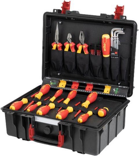 Wiha 9300-70402 Valigia portautensili Basic Set L elettrica 39 pezzi. Valigia portautensili, 39 pezzi.