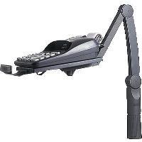 Braccio girevole per telefono Styro in plastica nera