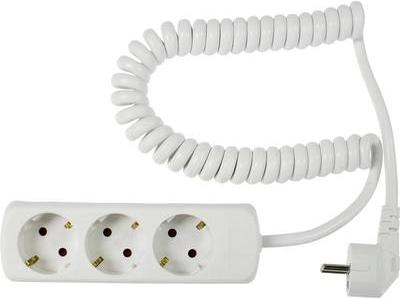 as - Multipresa Schwabe 11431 senza interruttore contatto di protezione bianco (11431)