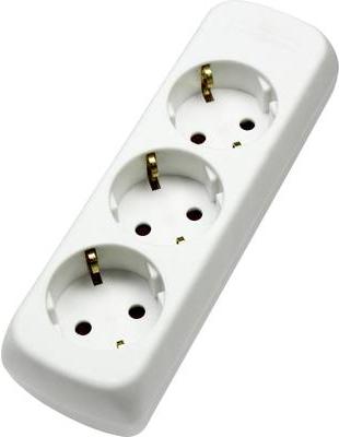 as - Multipresa Schwabe 11731 senza interruttore bianco (11731)