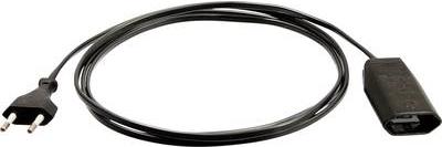 as - Schwabe 50152 prolunga di alimentazione 25 A nero 5 m (50152)