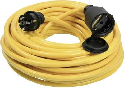 as - Schwabe 60354 prolunga di alimentazione 16 A giallo 20 m (60354)