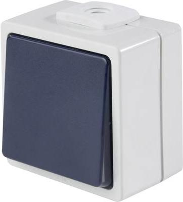 come - Pulsante Schwabe 62452 IP54 grigio (62452)