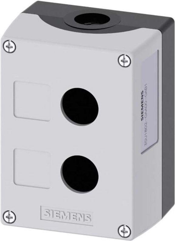 Siemens Employ Housing 2 siti di installazione (L x W x H) 114 x 85 x 64 mm UNGGED Grey Sirius Act 3SU1802-0AA00-0AB1 1 St. (3S